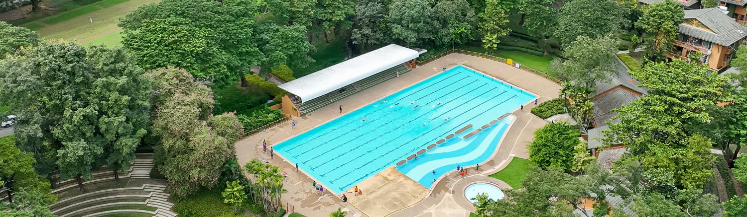 Pool at Prem International School campus.