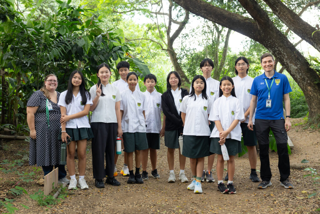 Group portrait of Eco committee exploria at Prem International School